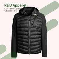 Vestes en duvet pour hommes, vente en gros de vestes matelassées en duvet, vestes en duvet ultra-légères personnalisées pour la randonnée