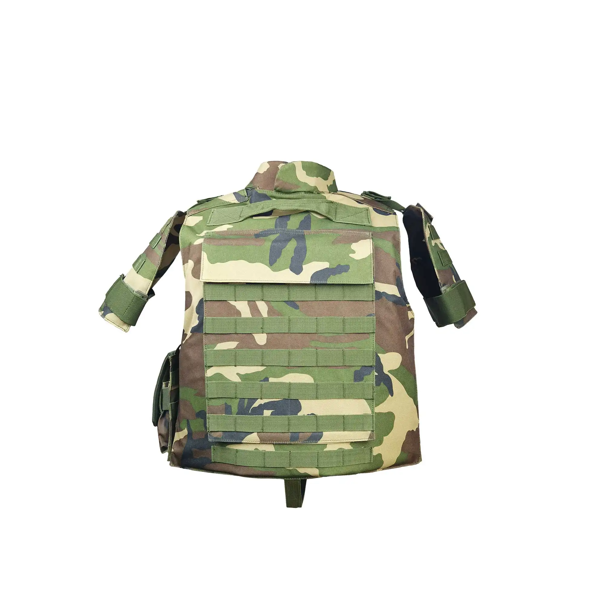 Doublesafe Molle Camouflage Soft Material And Plate Carrier Tactical Weight Loading Full Body Protective Armor Vest Chalecos