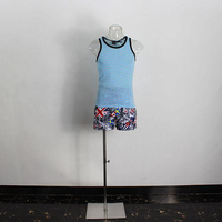 Maniquí de plástico transparente para hombre, ropa interior de forma superior, busto masculino, Torso para Lencería