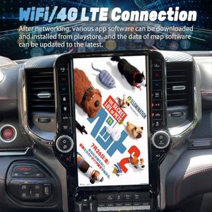 Radio con Pantalla Android Tesla de 13.6 Pulgadas 2DIN para Dodge Ram 2019-2021, GPS, Carplay, Reproductor Multimedia para Auto, Video, Estéreo, Navegador, Unidad Principal - Product Image 6