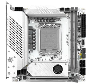 JGINYUE B760i scheda madre LGA 1700 supporto Intel Core 12 ° 13 ° <span class=keywords><strong>DDR4</strong></span> 3200mhz RAM ultimo mini <span class=keywords><strong>itx</strong></span> B760i-Snow sogno - Product Image 1