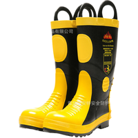 Botte de sécurité pour pompiers en acier inoxydable avec plaque de protection en acier pour les orteils, modèle Future Shield, fabriquée en Chine