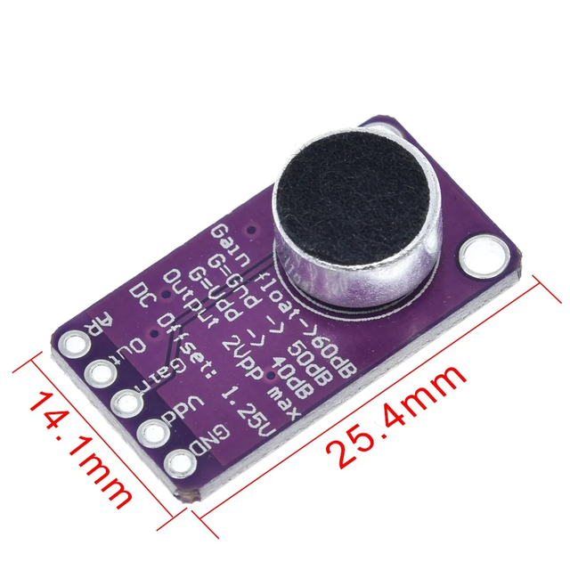 The Electret Microphone Amplifier Features Automatic Gain Control with the MAX9814 Module