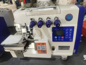 GN900 4 thread 5 thread super alta velocidade overlock máquina de costura com auto aparador de linha máquina de costura industrial