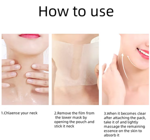 Cổ nâng dưỡng ẩm làm săn chắc điều trị cường độ cao bio-cellulose Mặt Nạ Hàn Quốc chăm sóc da da da thắt chặt các bản vá lỗi cổ mặt nạ - Product Image 5