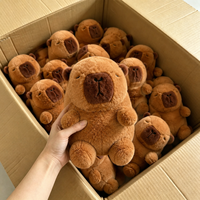 En stock – Nouvelle peluche Capybara super douce, jouet en peluche mignon et doux de 8 pouces, animaux en peluche pour distributeur automatique, pour filles