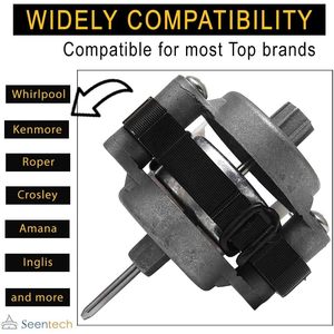 Motor del ventilador del evaporador W10189703 120V 3000 RPM para refrigeradores y congeladores Whirlpool Kenmore - Product Image 2