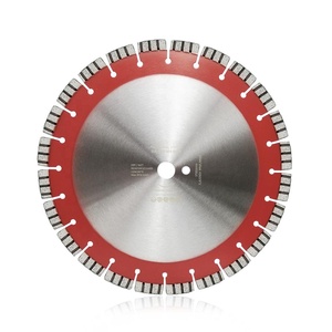 SHDIATOOL 14 pollici 358mm saldati al Laser Turbo segmento diamante calcestruzzo sega lama di taglio e macinazione disco per cemento granito duro - Product Image 1
