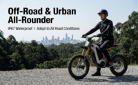 Moto tout-terrain électrique Arctic Leopard XF-PRO 2026 avec nouveau moteur sans balais pour les voyages d'aventure