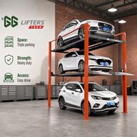 GG Lifters - Pont élévateur 4 poteaux pour voitures - Capacité de charge 5000 kg - Modèle PEP25/2/1800