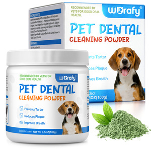 Worafy Polvere Verde da 100g per Igiene Orale Naturale e Pulizia Dentale dei Cani all'Ingrosso, Previene il Tartaro e Sbianca i Denti - Product Image 2