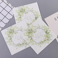 Fabricants d'usine serviettes de table personnalisées bon marché pour fêtes de restaurant serviettes blanches imprimées personnalisées