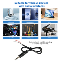 Câble audio AUX 3,5 mm, connecteur mâle/femelle 2/3/4 pôles, cordon pour casque fourni par l'usine, fil de connexion audio pour équipement médical