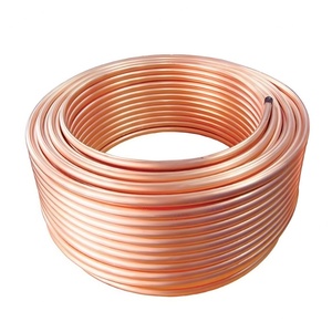 Tube en cuivre en spirale de haute qualité 1/2'' 1/4'' 5/8'' 3/8'' pour climatiseur, tuyau en cuivre HVAC, tube en cuivre en spirale - Product Image 1
