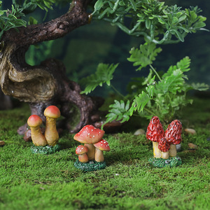 Adornos de Resina en Forma de Hongo, Decoración de Jardín en Miniatura, Paisaje de Musgo para Interiores y Exteriores, Manualidades DIY, Regalo para Decoración de Jardín - Product Image 2