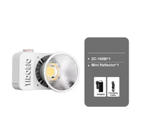 Lumière LED vidéo lumière de remplissage ZC-100bi 100w voyage Vlogging Kit Portable PocketStudio caméra lampe Cob Bi couleur lumière photographique
