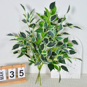 Arbre artificiel Banyan Flower Delight 30cm-100cm en PVC, verdure décorative d'intérieur, bouquet de plantes, décoration de la maison - Product Image 2