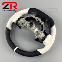 Accessoires de voiture pour Lexus IS250 IS300 IS350 RC F NX LC500 RX GS, volant sport personnalisé en fibre de carbone et cuir véritable