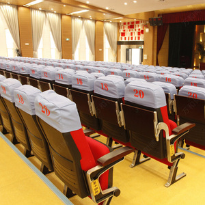 เก้าอี้ประชุม Manwa Expo รุ่น HB501 สีแดง แบบเรียงแถว สำหรับโรงเรียน พร้อมที่วางแขน - Product Image 2