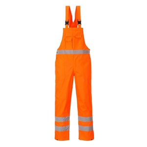 Hot Sale Hi Vis 100% Polyester Yellow Orange High Visibility <strong>Waterproof</strong> Reflective Safety <strong>Overalls</strong> - Product Image 3