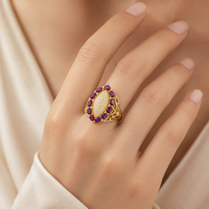 Anello Decorativo Colorato dal Design Creativo, Regolabile, per Donne - Product Image 4