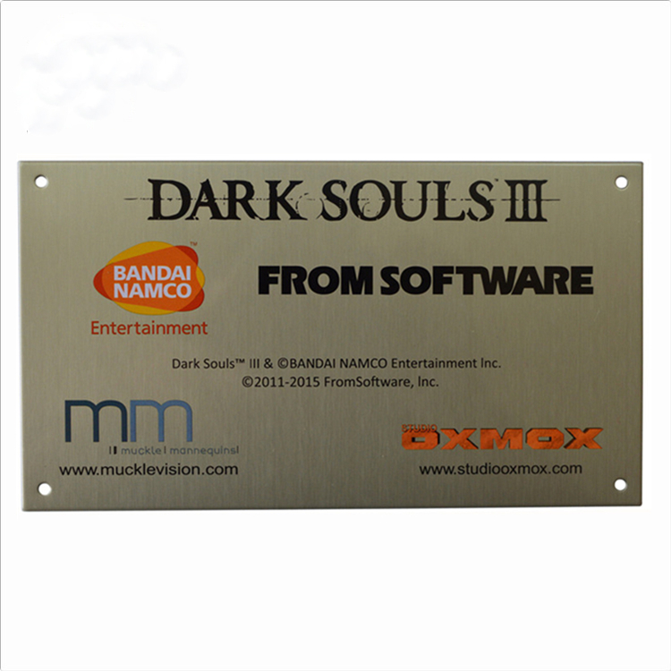 Дешевая индивидуальная печатная пластина из нержавеющей стали оптом