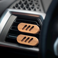 Diffuseur de parfum de luxe écologique en bois pour grille d'aération de voiture, support de parfum pour voiture, accessoires de voiture, décoration de grille d'aération