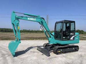 מחפרון משומש איכותי קובלקו <span class=keywords><strong>SK60</strong></span> מחפרי זחל 6 טון מיני מחפרונים משומשים מנוע מקורי - Product Image 2