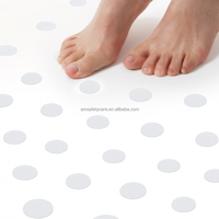 Autocollants de baignoire en acrylique antidérapants ultra-résistants, adhésifs simple face pour baignoires et douches, design découpé