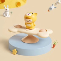 Chaise haute pour bébé 18 mois Jouet astronautique à ventouse Spinner Jouets pour bébé Fidget Spinner