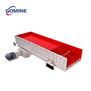 Mining stone ores quarry aggregate jaw crusher magnetic coal grizzly heavy duty hopper rock gzd vibrating powder feeder machine