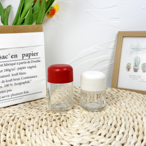 1oz 2oz 3oz 4oz Clear Child Resistant <b>Glass</b> Jar Flower <b>Packaging</b> with CR Lids - Product Image 5