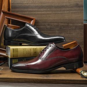 ZP202861 2026 Chaussures Richelieu de luxe pour hommes, les plus vendues, en cuir véritable faites à la main, nouvelles chaussures de mariage pour le printemps - Product Image 6