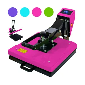 US Warehouse Sublimation Blanks Digital Printing Machine For T-Shirt bags Hat Plate Cap Mouse Pad 110V heat press machine
