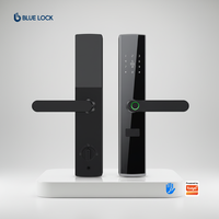 Bluelock Anti-pencurian TTLock Smart Lock Biometrik Sidik Jari Kata Sandi Kartu IC Buka Kunci Jarak Jauh Kunci Keamanan Pintu Rumah