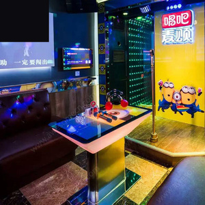 Modern LED Lit Stainless Steel Plastic <strong>Bar</strong> Table Hookah Club Furniture <strong>Bar</strong> <strong>Set</strong> IP65 Waterproof for <strong>Outdoor</strong> and Hotel Use - Product Image 5