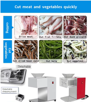 Coupe-viande électrique amovible et facile à nettoyer, en acier inoxydable 304 de qualité alimentaire, pour usage commercial et domestique, pour trancher, déchiqueter et couper en dés