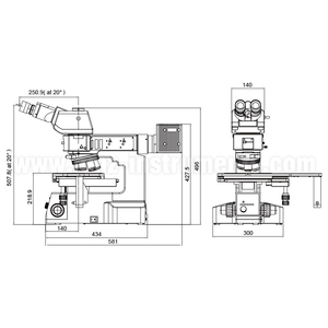 <span class=keywords><strong>Microscope</strong></span> métallographique vertical à champ clair/obscur pour l'inspection des plaquettes AJX-6R - Product Image 5