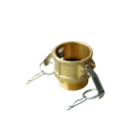 Raccord Camlock en laiton A-BR de 2 pouces, filetage BSPP/NPT, forgé et sablé, résistant à l'huile 0,1-1,6 Mpa