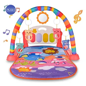 Chachi Đồ chơi âm nhạc chuyên nghiệp đồ chơi sàn gấu Rattle Đàn Piano phòng tập thể dục hoạt động trung tâm cho bé Mat các nhà sản xuất tại Trung Quốc