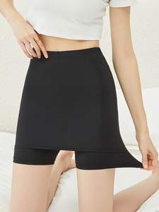 Vente en gros d'usine, pantalons de sécurité pour femmes, anti-éblouissement, sans ourlet roulé, sous-vêtements pouvant être portés à l'extérieur, grande taille, pantalons amples pour la maison - Product Image 2