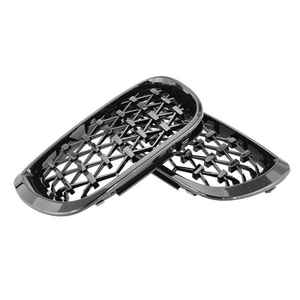 Grille de pare-chocs avant en matériau ABS pour <span class=keywords><strong>BMW</strong></span> Série 3 E46 2002-2005 Grille automatique noire brillante - Product Image 6