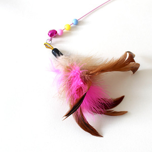 Articles pour animaux de compagnie, jouets pour chats, jouets interactifs pour chats, baguettes souples pour chats, clochettes, plumes, bâtons pour chatouiller - Product Image 2