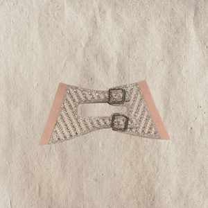 Custom Adjustable Buckle Double-Strap <b>Shoes</b> Upper with <b>Decorative</b> Rhinestone Accents - Product Image 6