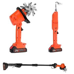 Mini-motoculteur léger multifonctionnel électrique avec lames interchangeables pour le désherbage et l'entretien des sols des serres et des parterres de légumes - Product Image 1