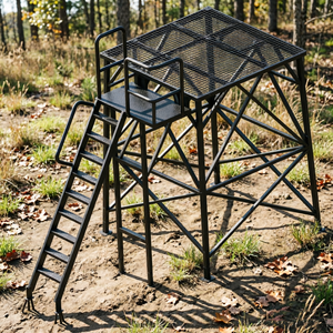 Torre Modular Reforzada Impermeable para Caza, con Capacidad de 600 lb, Elevada, para Múltiples Terrenos, de Acero Resistente, para Caza de Ciervos - Product Image 5