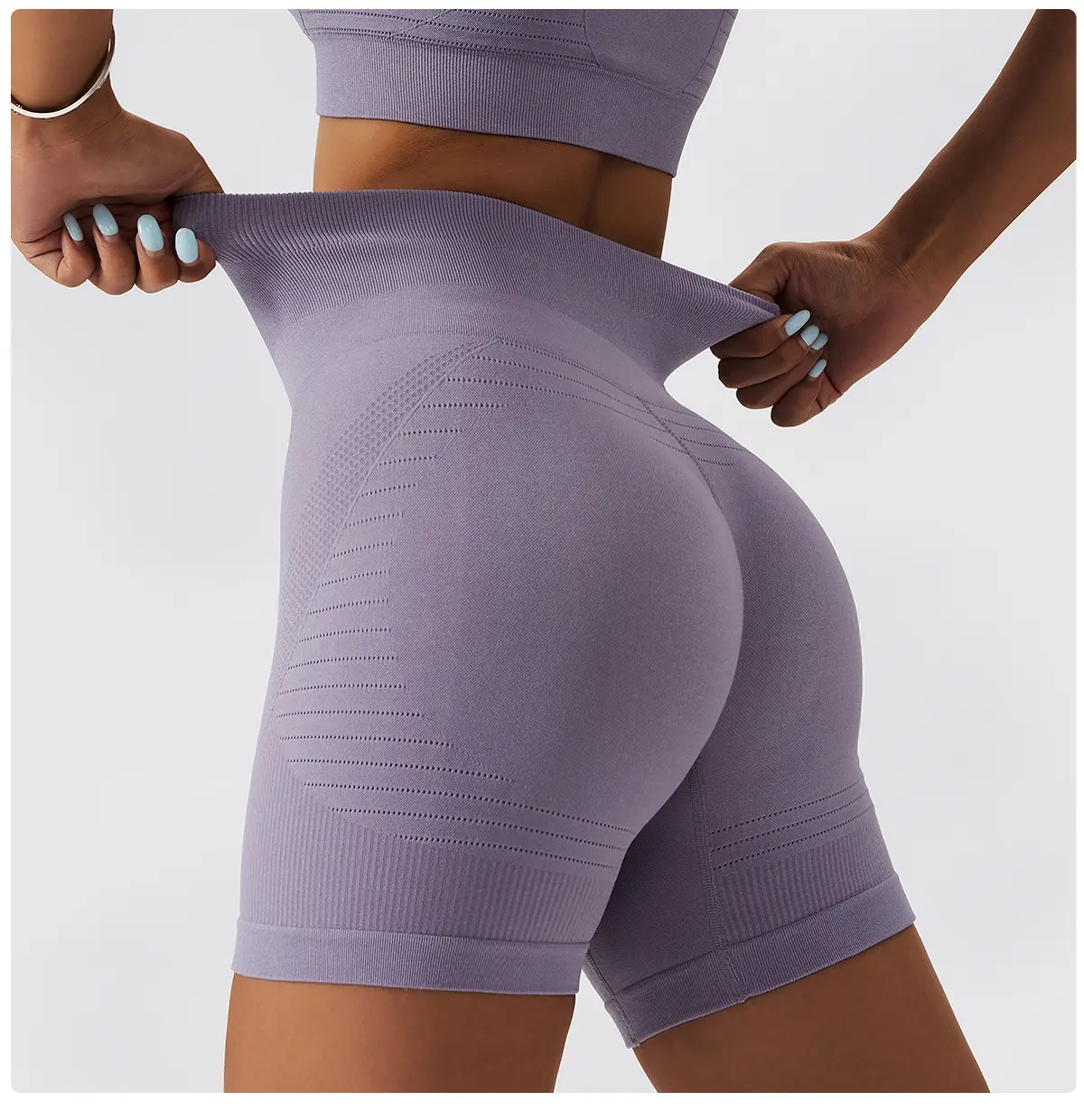 women's sports running gym workout shorts butt lift legging yoga outfit seamless comfy breathable fitness bike shorts