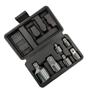 6 pièces 3/4 "1/2" 3/8 "1/4" clé à cliquet carrée en acier chromé douille réparation d'impact entraînement cannelure ensemble d'outils adaptateur ensemble CR-V - Product Image 6
