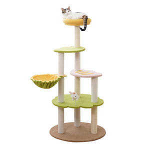 Cat climbing frame, cat <b>bed</b>, cat tree integrated camping series, sisal cat scratching post, cat jumping platform, cat toys and - Product Image 5