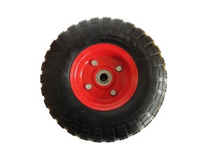 10 pulgadas <span class=keywords><strong>ruedas</strong></span> de goma sólidas/4,10/3,50-4 <span class=keywords><strong>para</strong></span> camión de mano - Product Image 2